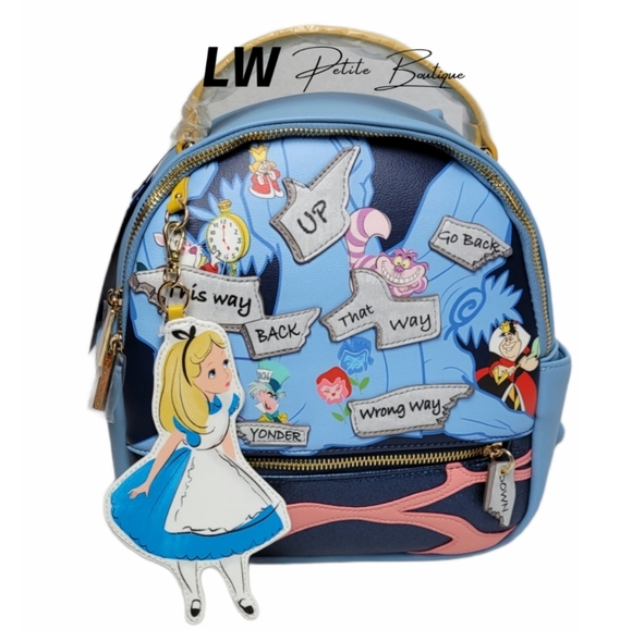 Danielle Nicole/Disney Alice in Wonderland Mini Backpack - Picture 3 of 10